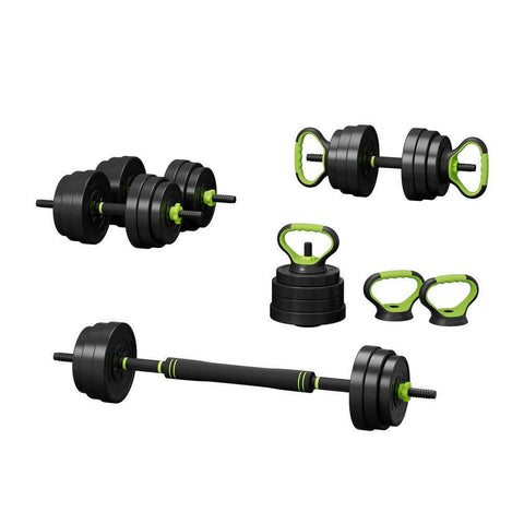 ADJUSTABLE DUMBBELL & BARBELL SET