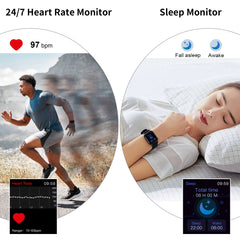 Fitness Smartwatch – Touchscreen with Health Tracking.