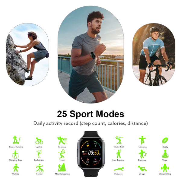 Fitness Smartwatch – Touchscreen with Health Tracking.